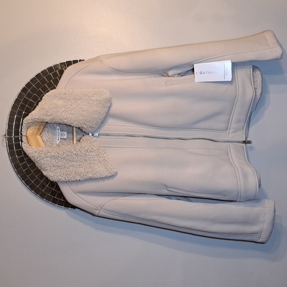Athleta Westbound Sherpa Lined Modal Jacket New With Tag - Picture 6 of 16
